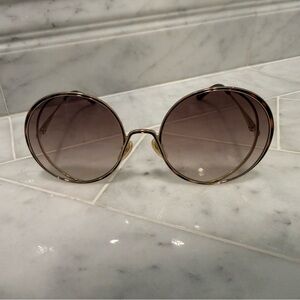 Chloe Double Rim Round Sunglasses